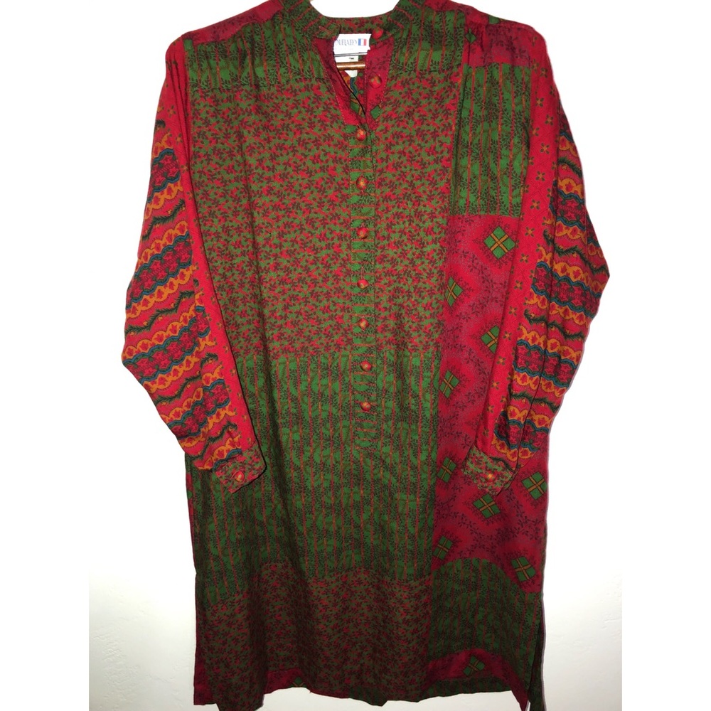 Souleiado Vintage wool dress. Made in France 🇫🇷